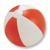 Мяч надувной пляжный, красный, pvc-пластик