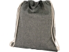 Сумка-рюкзак «Pheebs» из переработанного хлопка, 150 г/м², черный, хлопок
