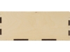Деревянная подарочная коробка-пенал, L, натуральный, дерево