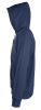 Толстовка мужская на молнии с капюшоном Seven Men, темно-синяя, синий, полиэстер 50%; хлопок 50%, плотность 280 г/м²; мольтон