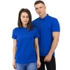 Рубашка поло Rock, мужская (синяя, M), хлопок