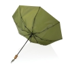 Автоматический зонт Impact из RPET AWARE™ с бамбуковой рукояткой, d94 см, rpet; металл