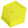Складной зонт U.200, желтый, желтый, купол - эпонж, спицы - алюминий и фибергласс