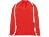 Рюкзак со шнурком «Tenes» из хлопка 140 г/м², красный, хлопок