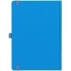 Ежедневник Favor, недатированный, голубой, голубой, искусственная кожа; покрытие софт-тач