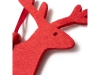 Набор рождественских украшений из фетра CAROL, красный, шерсть