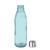 Бутылка для питья 650 мл, голубой, стекло