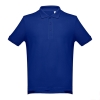 Рубашка-поло мужская ADAM, синий, S, 100% хлопок, плотность 195 г/м2