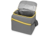 Изотермическая сумка-холодильник «Classic», серый, желтый, полиэстер