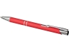 Ручка металлическая шариковая «Moneta» с антискользящим покрытием, красный, алюминий