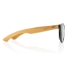 Солнцезащитные очки Wheat straw с бамбуковыми дужками, черный, бамбук; волокно пшеничной соломы