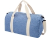 Спортивная сумка «Pheebs» из переработанного хлопка, синий, полиэстер, хлопок