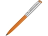 Ручка металлическая шариковая «Карнеги», оранжевый, серебристый, пластик, металл