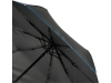 Зонт складной «Stark- mini», синий, черный, полиэстер
