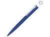 Ручка шариковая металлическая «Brush Gum», soft-touch, синий, soft touch