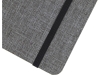 Блокнот A5 «Orin» из переработанного ПЭТ, серый, пластик, бумага