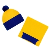 Набор Snappy, желтый с синим, желтый, акрил 100%; микрогофрокартон