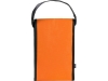 Сумка-холодильник Reviver на липучке из нетканого переработанного материала RPET, оранжевый, нетканый материал