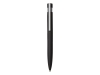 Ручка шариковая металлическая «Matteo» soft-touch, черный, серебристый