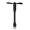 Настольный USB вентилятор, черный, пластик