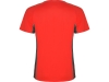 Спортивная футболка «Shanghai» мужская, красный, серый, полиэстер