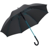 Зонт-трость с цветными спицами Color Style, бирюзовый, бирюзовый, soft touch