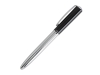 Ручка-роллер Lodge, черный, серебристый, металл