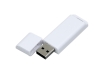 USB 2.0- флешка на 32 Гб с оригинальным двухцветным корпусом, белый, пластик