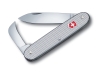 Нож перочинный VICTORINOX Pioneer, 93 мм, 2 функции, алюминиевая рукоять, серебристый, серебристый, ребристый алюминий alox