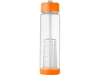 Бутылка «Tutti Frutti», оранжевый, прозрачный, пластик
