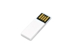 USB 2.0- флешка промо на 32 Гб в виде скрепки, белый, пластик