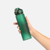 Бутылка для воды Flip, темно-зеленая, зеленый