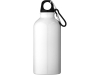 Бутылка для воды с карабином «Oregon», 400 мл, белый