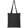 Холщовая сумка Optima 135, черная, черный, хлопок