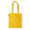 Сумка для покупок "Frilend", желтая, 41x37 см, 100% полиэстер RPET, желтый, 100% полиэстер rpet