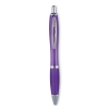 Шариковая ручка синие чернила, фиолетовый, пластик