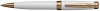 Ручка шариковая Pierre Cardin LUXOR. Цвет - белый. Упаковка В., белый, латунь