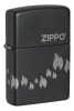 Зажигалка ZIPPO Classic с покрытием Black Matte, латунь/сталь, черная, матовая, 38x13x57 мм, черный