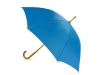 Зонт-трость «Радуга», голубой, полиэстер
