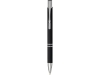 Ручка металлическая шариковая «Moneta» с антискользящим покрытием, черный, алюминий
