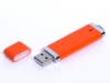 USB 3.0- флешка промо на 32 Гб прямоугольной классической формы, оранжевый, пластик