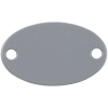 Шильдик металлический Alfa Oval, серый, серый