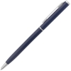 Ручка шариковая Hotel Chrome, ver.2, матовая синяя, синий, металл