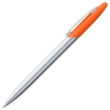 Ручка шариковая Dagger Soft Touch, оранжевая, оранжевый, металл; покрытие софт-тач