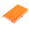 Бизнес-блокнот А5 FLIPPY, оранжевый, твердая обложка, в линейку, оранжевый, pu silk plus