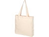 Эко-сумка с клинчиком «Pheebs» из переработанного хлопка, натуральный, полиэстер, хлопок