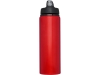 Бутылка спортивная «Fitz», красный, пластик, алюминий