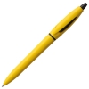 Ручка шариковая S! (Си), желтая, желтый, пластик