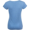 Футболка женская Mixed Women голубой меланж, голубой, плотность 150 г/м²; джерси, полиэстер 65%; хлопок 35%