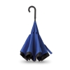 Зонт реверсивный, синий, полиэстер